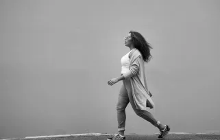woman walking