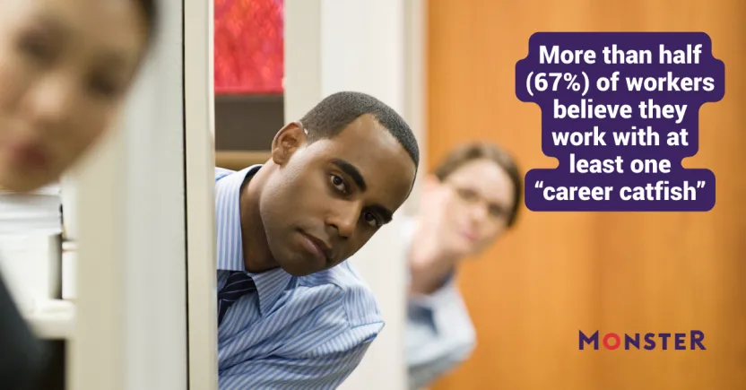 employees in cubicles look suspicious